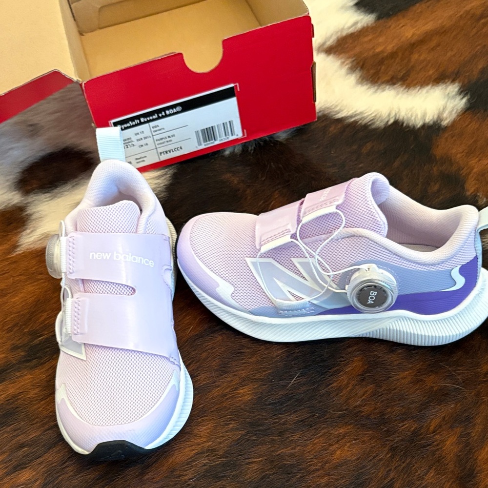 BRAND NEW! New Balance BOA Kids' Violet Sneakers